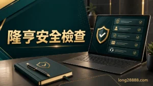 隆亨娛樂城安全與合規指南封面，以深綠與金色品牌色呈現平台檢查、條款確認與風險提醒，協助讀者先完成基本核對。